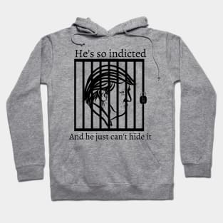 Funny Trump "He's so indicted" Hoodie